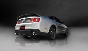Ford Boss 302 Performance Exhaust - Rear - CORSA Performance - Xtreme Axle-Back Dual Rear Exit with Single 4.0in. Polished Pro-Series Tips - Polished - `11-`14